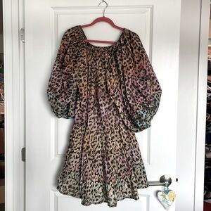 Juliet Dunn Animal Print Dress